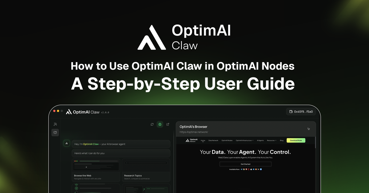 OptimAI Claw: Launching Your First Native AI Agent in Seconds